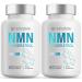 NMN + Resveratrol Supplement 99% Purity, 4-in-1 Upgraded NMN Supplement 1000mg for Maximum Antioxidant & Anti-Aging, Boost NAD+, Cellular Energy Metabolism - 120 Capsules 1 Count (Pack of 120)