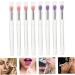 Healeved 16 Pcs Silicone Lip Brush Lip Gloss Brush Lip Scrubber Eye Shadow Makeup Lipstick Eyeshadow Brush Pp - Buy Online on GoSupps.com