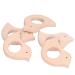 5Pcs Bird Shape Baby Teether Pain Relief Wooden Teething Toys DIY Pendent Handiwork Accessory Wood Teether Toys for Toddlers Baby Teething DIY Necklace Bangle Pendant - Buy Online on GoSupps.com