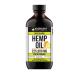 Citrus Flavour Hemp Oil 225 000 Mg (8 oz ) Extra Strength Formula Helps Treat Inflammation & Pain Relief - Derived Hemp Seed Oil Rich in Antioxidants Improves Skin Health & Sleep Non-GMO Omega 3 6 9 Balance Oil Made in Canada