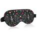 Halloween Skeleton Sleep Mask Light Blocking Eye Mask for Sleeping with Adjustable Strap Soft Lightweight Eye Cover Blindfold for Men Women Work Travel Naps