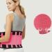 Wgust Support Belt for Lower Back Pain Relief - Light & Breathable Lumbar Belt for Men & Women 60x90cm Pink Ideal for Work & Gym - Buy Online on GoSupps.com
