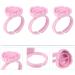 Anneaux Porte-cils Pour Extensions Lot De 100 Pi ces Taille Unique Support De Pigment Rose Outil De Maquillage Professionnel Pour Extensions De Cils - Buy Online on GoSupps.com