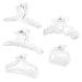 DEEKA 5 Pcs Clear Large Hair Claw Clips - White Thick Long Jaw Barrettes for Women and Girls - Buy Online on GoSupps.com