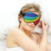 Abstract Rainbow Sleep Mask Eye Cover | Adjustable Strap for Men and Women - Perfect for Sleeping, Blocking Light, and Traveling - Buy Online on GoSupps.com