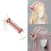 PLCPDM Maid Pleated Lace Hair Hoop Women Elegant Strawberry Decors Makeup Headband for Girls Cosplay Maid Hair Accessories Red - Buy Online on GoSupps.com