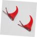 Beavorty 2 Pairs decorative hair clips devil horns hair clips devil horns for men horns clips red horn hair clips demon horns hairpins mens devil horns child halloween headband - Buy Online on GoSupps.com
