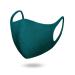 Knitido Comfy Mask Free Organic Cotton reusable mask made of organic cotton two-layer fabric mask breathable unisex 1 piece (1 Pack) Petrol (022)