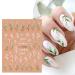 3D Embossed Flower Leaves Nail Art Stickers Decals - 4 Sheets | Self-Adhesive Summer Nail Supplies - Buy Online on GoSupps.com