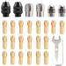 LUOFENG Copper clamp Durable Drill Chuck Collet Set (1/32"-1/8") 4486Drill Keyless Bit Chuck for Reliable Grip and Easy Installation - Buy Online on GoSupps.com