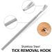 My AR store Professional Tick Tweezers for Dogs/Cats/Horses/Humans 3 Pcs Painlessly Tick Remover for Humans and Cats Pets - Buy Online on GoSupps.com