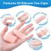 Protective Silicone Toe Caps (14 Pieces) - Breathable Gel for Corns Calluses & Bubbles - Small & Large Sizes - Beige - Buy Online on GoSupps.com