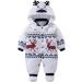 Vine Baby Hooded Romper | Cotton Thicken Jumpsuit Outfit | Unisex | 6 Months - Buy Online on GoSupps.com