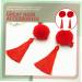 minkissy 15 Pairs Tassel Hair Ball Hair Clip Chinese Hair Clip Chinese Hair Stick Pompom Tassel Hair Barrettes Baby Tiara Hair Clips Child Chinese Style Artificial Fur Red Accessories - Buy Online on GoSupps.com