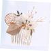 Angoily Bride Comb Hair Comb for Bride Bridal Hair Comb Bride Headpieces for Wedding Rhinestone Comb Pearl Hair Barrettes Pearl Hair Pin Rhinestone Hair Comb Crystal Rhinestones - Buy Online on GoSupps.com