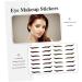 BIUDECO Double Sided Eyelid 60 Pairs Eyeshadow Stickers Double Sided Tape Winged Eyeliner Stencil Eye Makeup Tools With Wings 14X10X0.5cmx3pcs Assorted Colorx3pcs - Buy Online on GoSupps.com