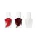 Essie Gel Couture 8-Free Vegan Holiday Longwear Nail Polish Set - Express Reds for Lasting Shine | 3 Piece Kit - Buy Online on GoSupps.com