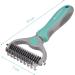 Navaris Pet Fur Dematting Comb - Undercoat Remover and Deshedding Tool for Dogs and Cats - Suitable for Small to Large Pets - Long or Short Hair - Style 2 - Buy Online on GoSupps.com