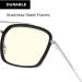 Gunnar Gaming Glasses Stark Industrial Edition | Clear 35% Blue Light Blocking Sunglasses - Buy Online on GoSupps.com