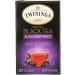 Twinings of London Premium BLACK TEA - Blackcurrant Breeze 20 Tea bags - pack of 6 