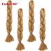 Eunice 24 Braided Hair Extensions - 100g Synthetic Hair 6pcs 60cm for Stunning Styles - Buy Online on GoSupps.com