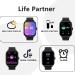 Smart Watch with Answer/Make Call Feature - Fitness Tracker for Android and iOS, Heart Rate Sleep Tracking, 28 Sport Modes, Blood Oxygen - Ai Voice Control - Black - Buy Online on GoSupps.com