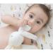 Zocita Baby Security Blanket - Soft Plush Teething Toy with Teether and Bell (Rabbit) - Buy Online on GoSupps.com