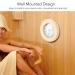 Kuuleeyn 2-in-1 Sauna Hygrothermographer - Wooden Wall-Mounted Thermometer & Hygrometer for Real-Time Monitoring - Buy Online on GoSupps.com