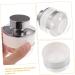Outanaya 2pcs Mushroom Head Loose Powder Box Empty Powder Case Travel Powder Case Make up Holder Plastic - Buy Online on GoSupps.com