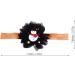 3pcs Christmas Children's Headband and Hair Bows Set - Baby Girl Wraps, Kids Elastic Headband for Halloween - Orange Fabric Design - Buy Online on GoSupps.com