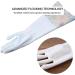 Bamllum 3 Pairs Rubber Cleaning Gloves - Reusable Kitchen Dishwashing Gloves with Cotton Liner 16" Long Cuff Non-Slip (Medium Blue/Pink/White) - International Shipping Available - Buy Online on GoSupps.com