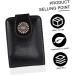 Small Lipstick Pouch - Leather Lipstick Organizer & Mini Cosmetic Bag with Mirror - Travel Size Makeup Case for Purse - Black 10x7x3cm - Buy Online on GoSupps.com