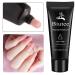 Biutee Poly Nail Extension Gel Kit - 9-in-1 Nail Builder Gel Trial Set with Slip Solution for Beginner Nail Art - Pink and Clear - Buy Online on GoSupps.com