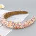 Atoden Colorful Beaded Padded Headbands for Women - Non Slip Wide Fashion Hair Hoops - Cute Girls Hair Accessories - Buy Online on GoSupps.com