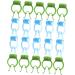 Gleavi 80 Pcs Nose Clip Set for Nasal Correction Foam Nose Plugs & Stopper for Adults & Children Clogged Nose Relief 4 Colors 6.5x4cm - Buy Online on GoSupps.com