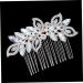 Didiseaon Rhinestone Hair Comb Rhinestone Headpiece Bridal Hair Comb Pearl Hair Clip Wedding Hair Accessory Crystal Headpiece Gold Tiara Goody Hair Glass Bride Hair Accessories - Buy Online on GoSupps.com