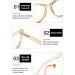 Koosufa Women's Large Cateye Anti-Blue Light Reading Glasses - Horn-Rimmed Anti-Tired 0.0 to 4.0 Strength Options - Stylish & Comfortable Eyewear for Fashionable Cat Lovers - Buy Online on GoSupps.com