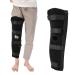 Knee Immobilizer Adjustable Knee Splint Brace for Men Women - One Piece Lightweight Steel Plate Supports Comfortable (S)