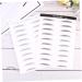 Baluue 2 Pairs Eyebrow Makeup Tools Hair-like Simulation Eyebrow Sticker Artificial Eyebrow Patch 21.00X15.00X0.01CM Black - Buy Online on GoSupps.com