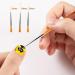 Functional Nail Brush for Dotting 3 Pieces Nail Art Pens Superfine Nail Art Brushes Fine Liner Detailing Brush Drawing Painting Pen Nail Dotting Tool - Buy Online on GoSupps.com