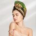 Wine Bottle Corks Grapes Velvet Hair Cap - Anti Frizz Drying Cap for Curly & Thick Hair - Buy Online on GoSupps.com
