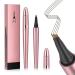 lomdung 3D Microblading Eyebrow Pen waterproof with 4 fork tips smudgeproof can light natural eyebrow color magic eyebrow pencil light brown
