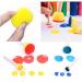 100Pcs Round Paint Foam Brush Set - Wooden Handle Sponge Brushes for Kids Arts & Crafts - Buy Online on GoSupps.com