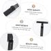 Angoily Manual Razor Set - Reusable Double-Edged Beard Shaver with Butterfly Opening | Stainless Steel Blade | 10.3x4cm - International Shipping - Buy Online on GoSupps.com