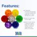 GMS 7 Day Medicine Pill Organizer - Stackable Extra Small Travel Pill Box for Tablets & Vitamins - Organize Daily & Weekly Medications - Rainbow Colors - Buy Online on GoSupps.com