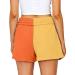 Grimgrow Girls' Cotton Patchwork Athletic Running Shorts - Yellow/Orange, Size 14 - Buy Online on GoSupps.com