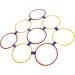 Hopscotch Hoop Balance Exercise Hand Foot Coordination 10PCS Sensory Training Hoops for Jumping Activities Multi-Purpose Eco-Friendly - Buy Online on GoSupps.com