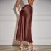 Elegant Women's Chiffon Maxi Skirt - Boho A-Line with Floral Design & High Elastic Waist | Winter Ladies Skirts - Buy Online on GoSupps.com
