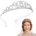 FRCOLOR Crystal Crowns and Tiaras 2 Pack - Elegant Princess Tiara Set for Birthdays, Weddings, and Proms - Buy Online on GoSupps.com