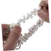 FOMIYES Hair Accessories Scrunchies for Girls Pearl Crown Hair Tie Elastic Ponytail Holder Hair Ties for Girls Pearl Beaded Hair Scrunchies Pearl Hair Tie Alloy Child Pearl Beads Ball Head - Buy Online on GoSupps.com